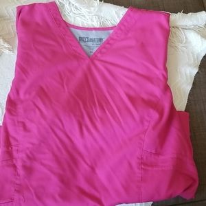 Womens plus scrub top